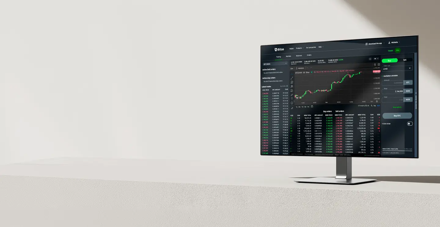 Trade crypto background image